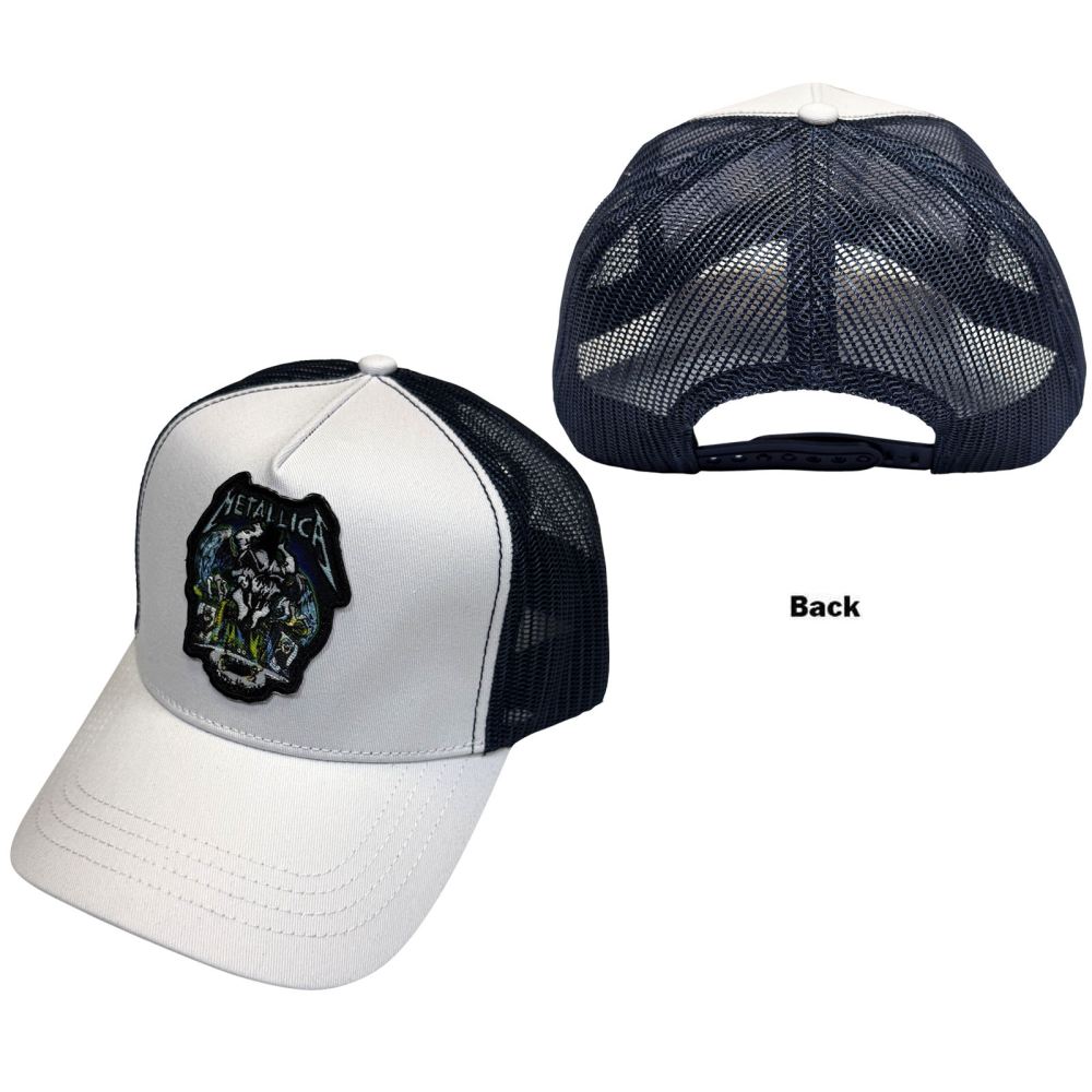 Metallica - Stage Pit Casquette Snapback - Bleu foncé/Blanc